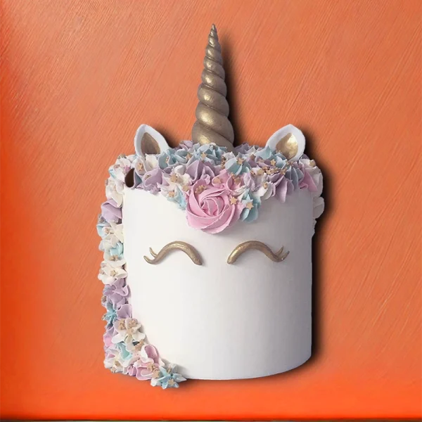 Tarta Unicornio Dorado: imagen 1
