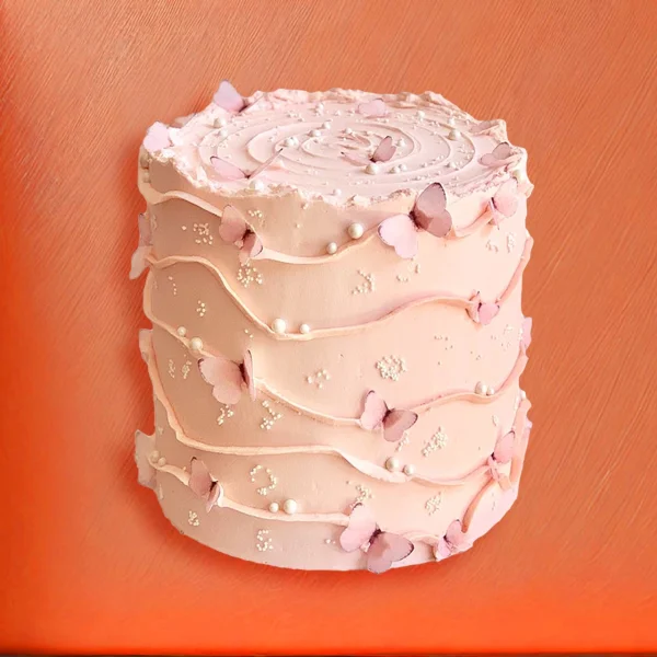Tarta Pink Butterfly: imagen 1
